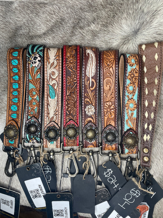 Leather Key Clips