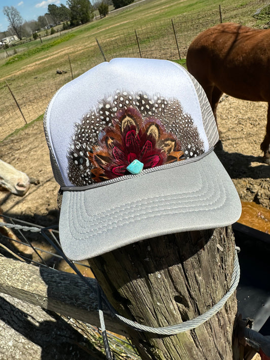 Feather Trucker Cap