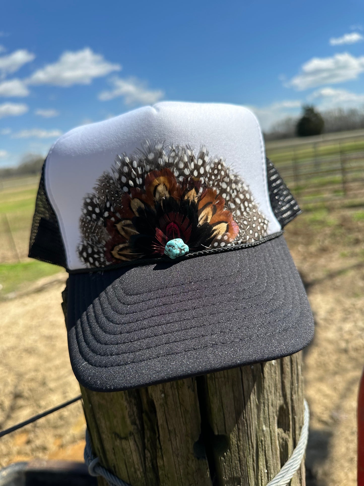 Feather Trucker Cap