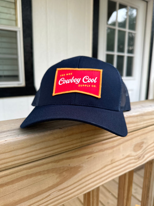 Navy Banquet Trucker