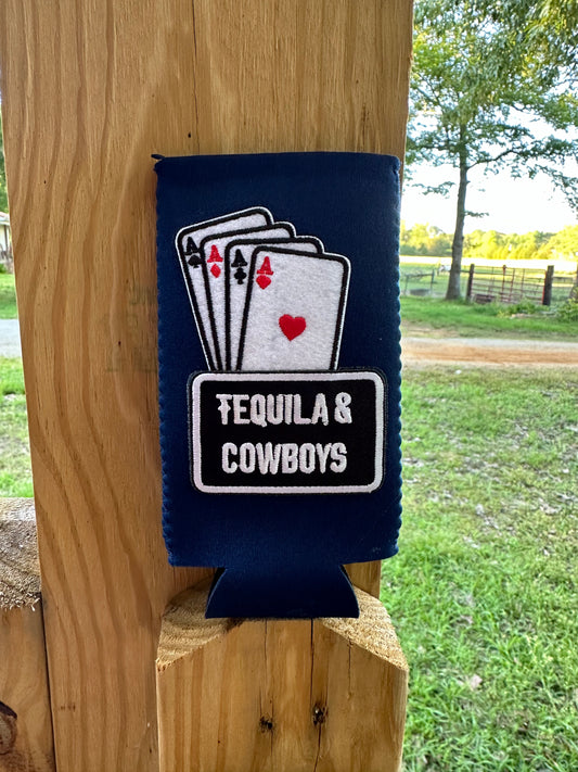 Tequila & Cowboys Koozie